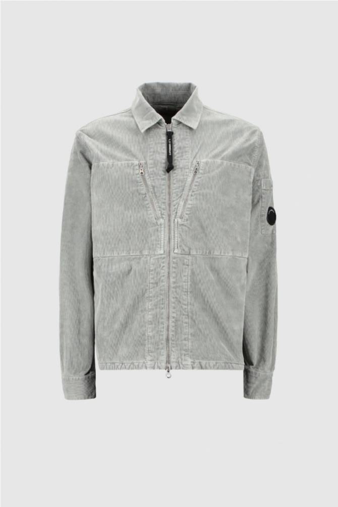 CORDUROY ZIPPEDLENS OVERSHIRT