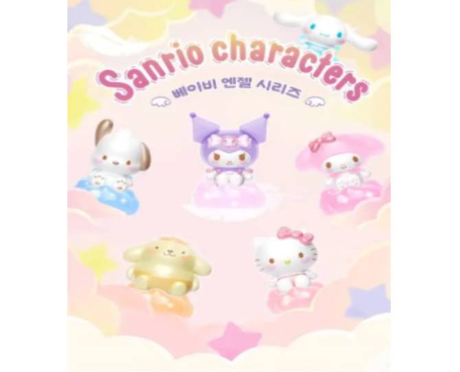 산리오 랜덤 피규어04-베이비 엔젤(6종)
