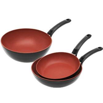 센소레드 팬 3pcs (24cm + 28cm + 28cm 웍)