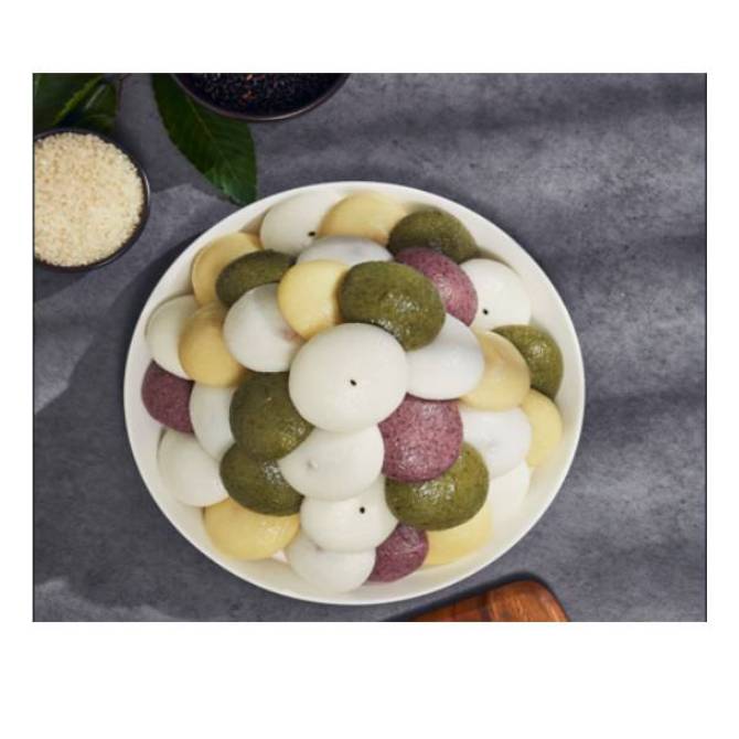 야심 잔기지떡 3팩(백미,흑미,호박,쑥)