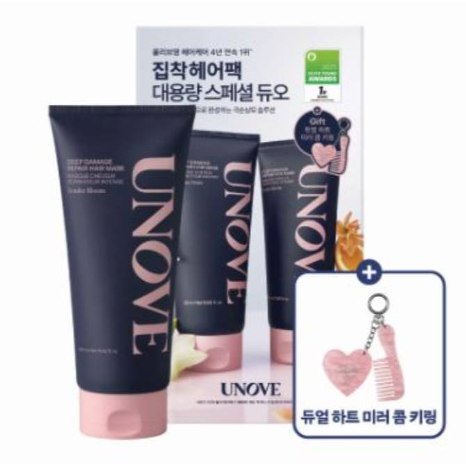 어노브 딥 데미지 리페어 헤어마스크 320ml 듀오 기획