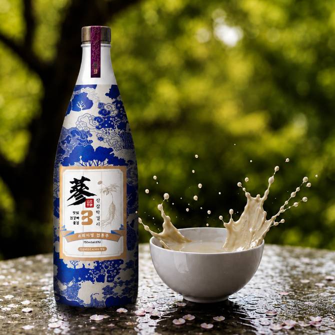 산삼막걸리