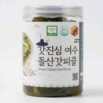 갓진심 여수 돌산 갓피클