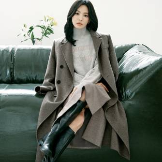 핸드메이드 캐시미어 더블 코트