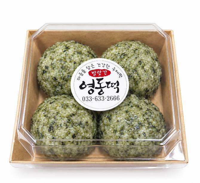 쑥쌀모찌떡 4구