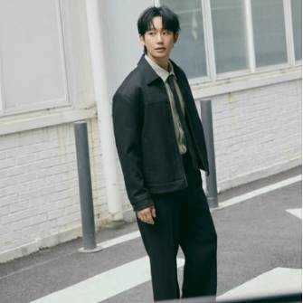폴리 레이온 트윌조직 집업 트러커