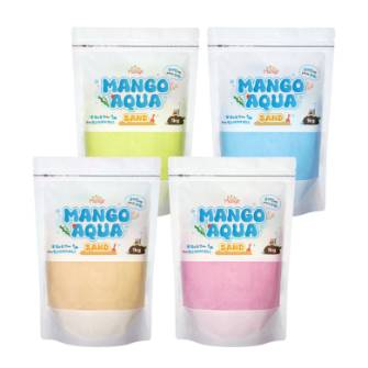 키즈망고 망고아쿠아샌드 모래놀이 1kg (아쿠아)