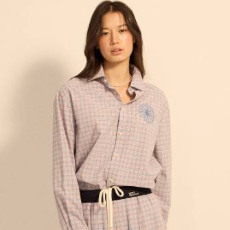 COTTON SHIRT CHECK_PINK
