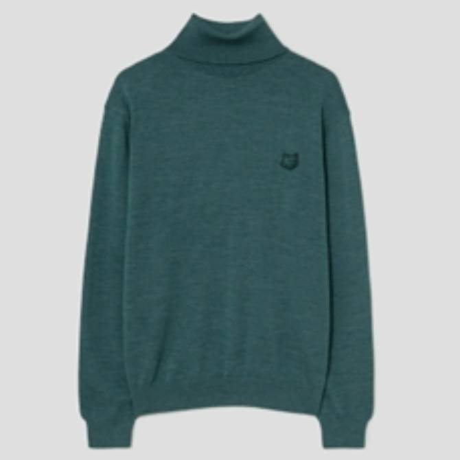 FOX HEAD PATCH REGULAR TURTLENECK