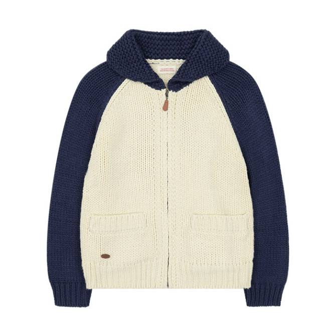 Flag Jacquard Knit Zip-Up