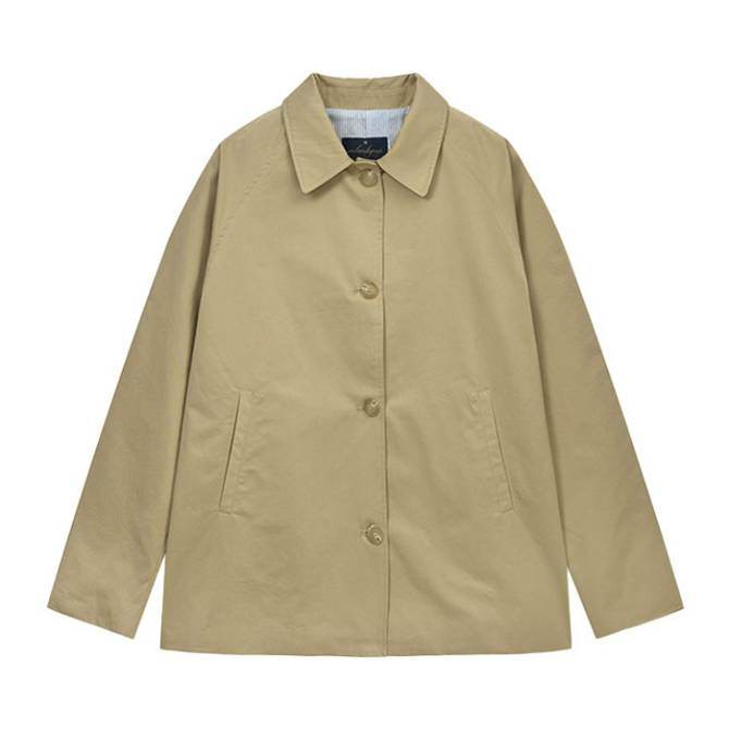 Half Cotton Trench Coat