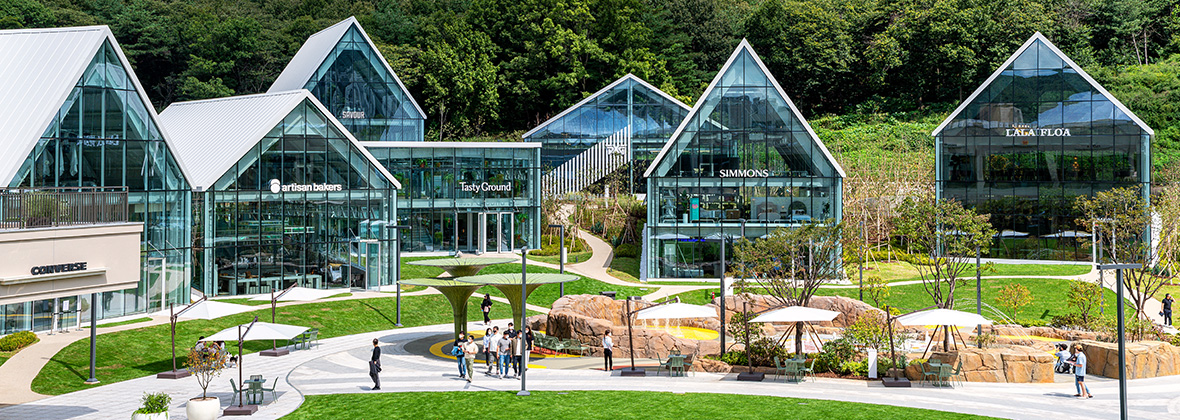 GLASS VILLE 첫번째 전경